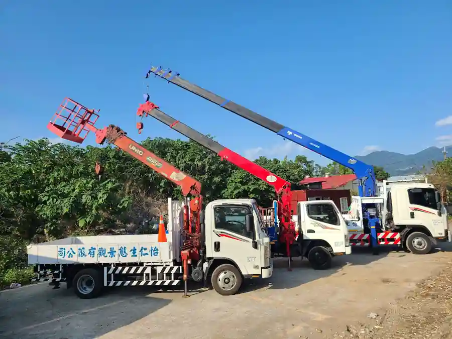 台北市樹木修剪施工現場・一月