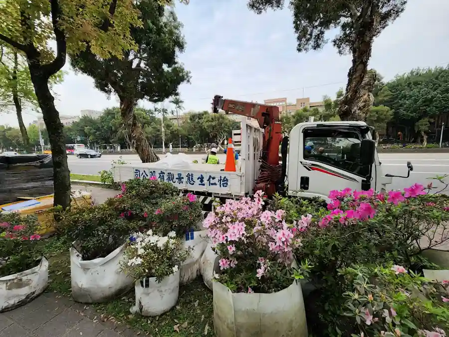 台北市景觀工程現場・三月