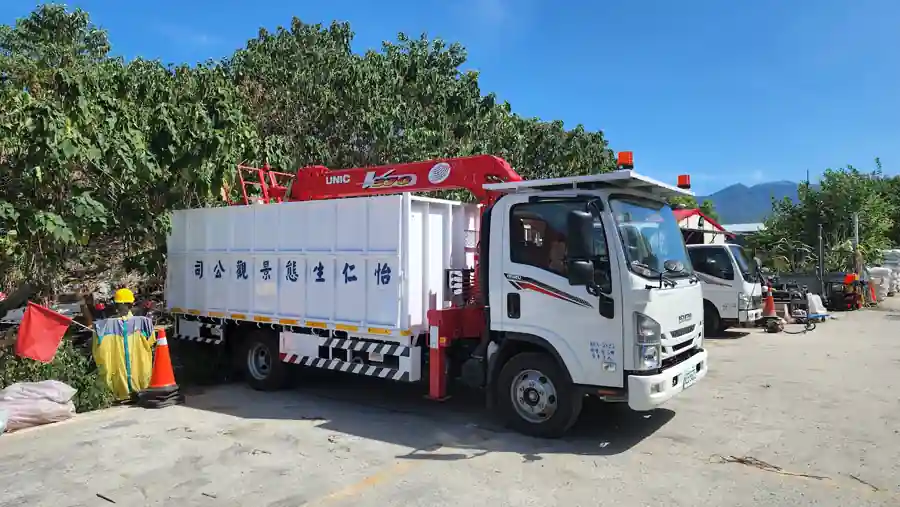 台北市景觀工程現場・八月